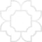 Ekena Millwork 83W x 83H x 1T Large Anderson Decorative Fretwork Ceiling Panels in Architectural Grade PVC CELP83X8303AND - alternate 3